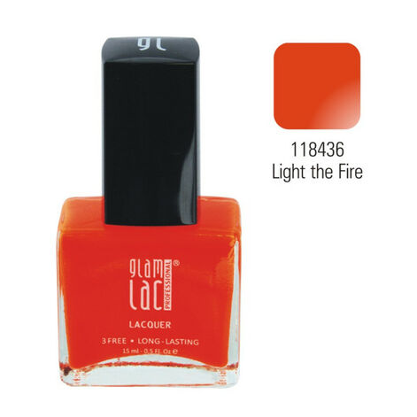 GlamLac Professional Gel Effect Nail Lacquer, Creamy